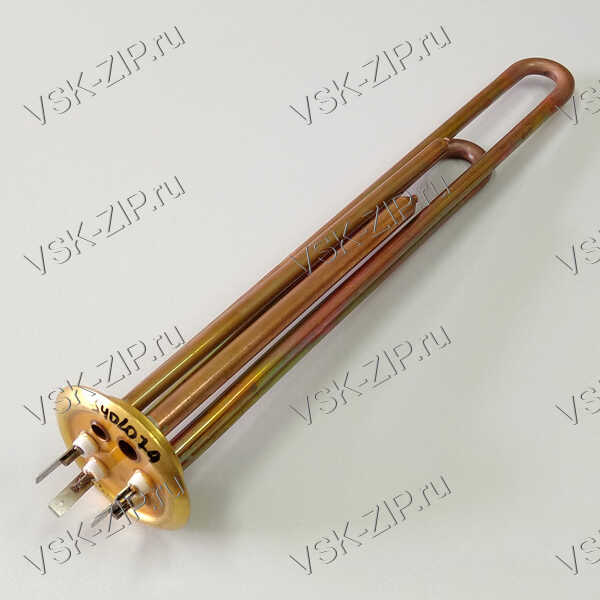 ТЭН 2000W (двойной 1.3+0.7) PREMIUM RF медь, для вертикальных