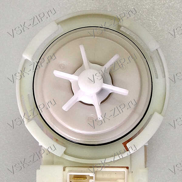 Насос COPRECI 30W 4 защелки, без улитки, круглый, фишка вперед, белый