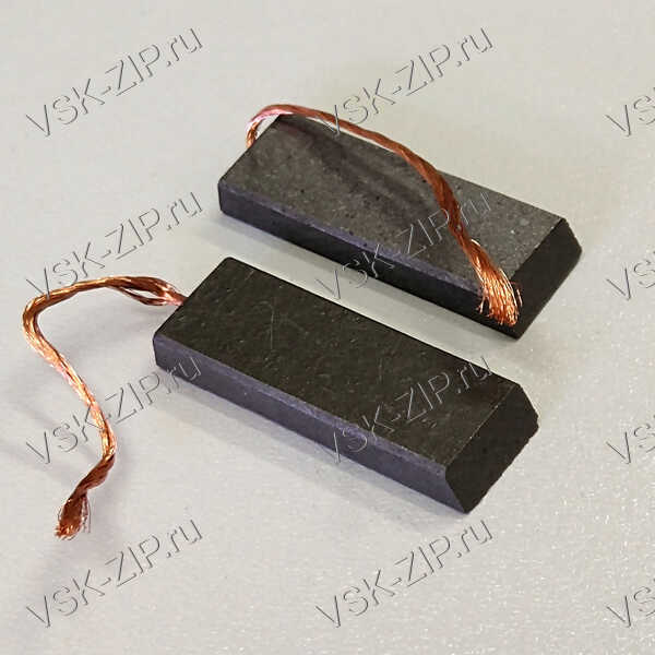 Щетки 5x13,5x35 для электродвигателя, провод от центра (комплект 2шт.)