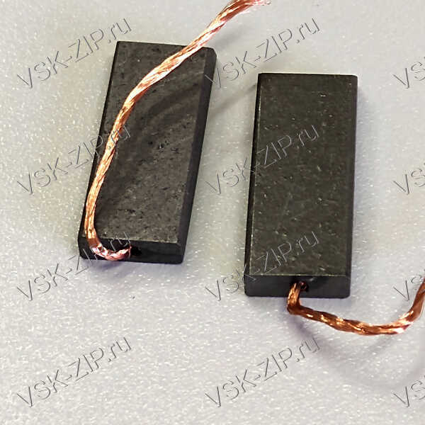 Щетки 5x13,5x35 для электродвигателя, провод от центра (комплект 2шт.)