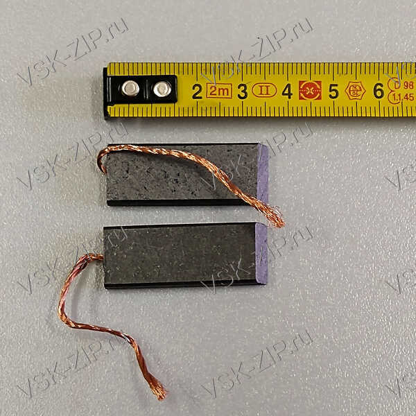Щетки 5x13,5x35 для электродвигателя, провод от центра (комплект 2шт.)