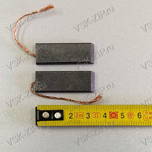 Щетки 5x12,5x35 для электродвигателя, провод от центра (комплект 2шт.)
