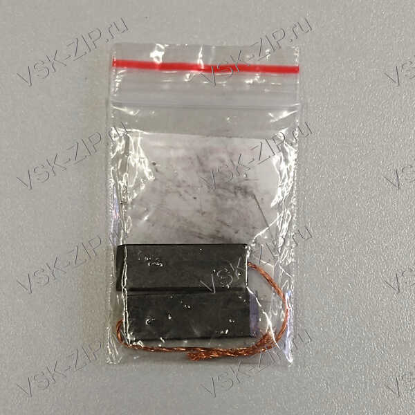 Щетки 5x12,5x35 для электродвигателя, провод от центра (комплект 2шт.)